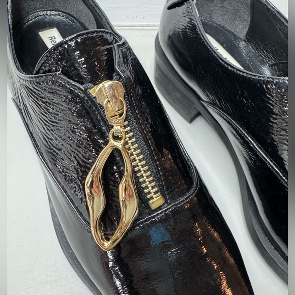 Reike Nen Oval Loafers – Black Patent Leather – Size 37 / US 7 - Picture 3 of 17